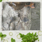 Duck op Wall Kitchen Towel Theedoek (Gevouwen)
