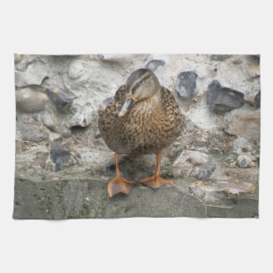 Duck op Wall Kitchen Towel Theedoek