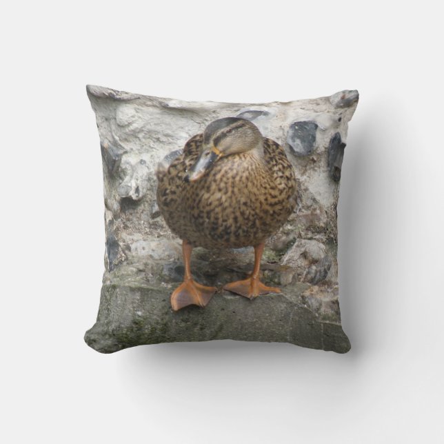 Duck op Wall Pillow Kussen (Voorkant)