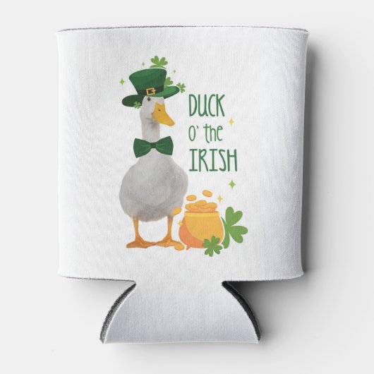 Duck o's the Irish St. Patricks Day Blikjeskoeler (Voorkant)
