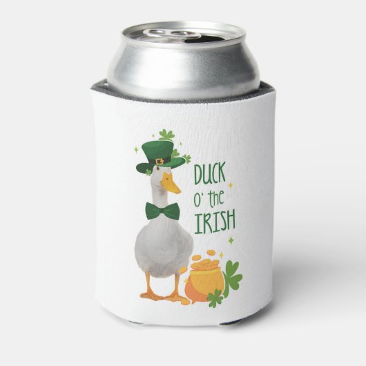 Duck o's the Irish St. Patricks Day Blikjeskoeler (Blikje Achterkant)