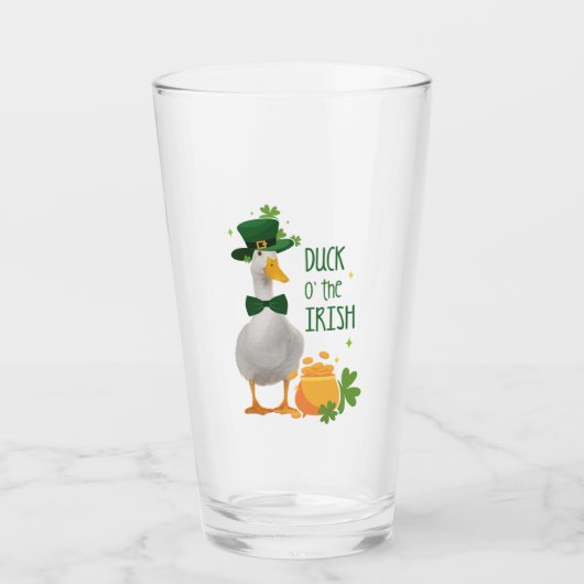 Duck o's the Irish St. Patricks Day Glas (Voorkant)