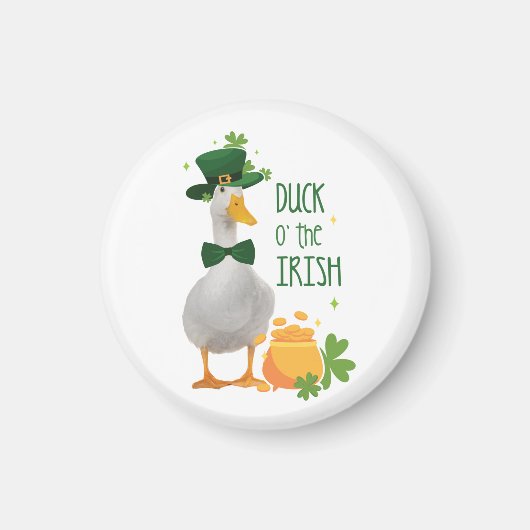 Duck o's the Irish St. Patricks Day Magneet (Voorkant)