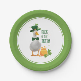 Duck o's the Irish St. Patricks Day Paper Borden Papieren Bordje