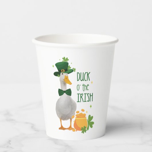 Duck o's the Irish St. Patricks Day Papieren Bekers (Voorkant)