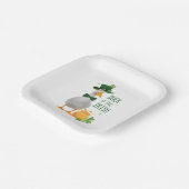 Duck o's the Irish St. Patricks Day Papieren Bordje (Gebogen)