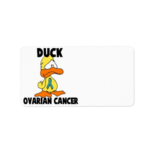 Duck Ovarian Cancer Etiket (Voorkant)