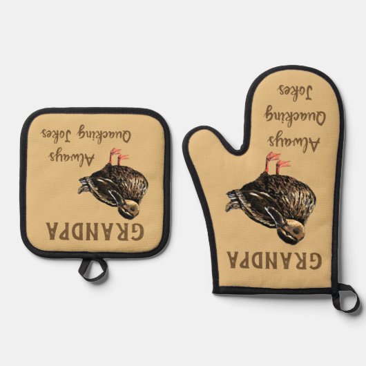 Duck Ovenwant & Pannenlap Set (Voorkant)