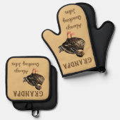 Duck Ovenwant & Pannenlap Set (Voorkant / Achterkant)