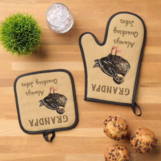 Duck Ovenwant & Pannenlap Set (Top down)