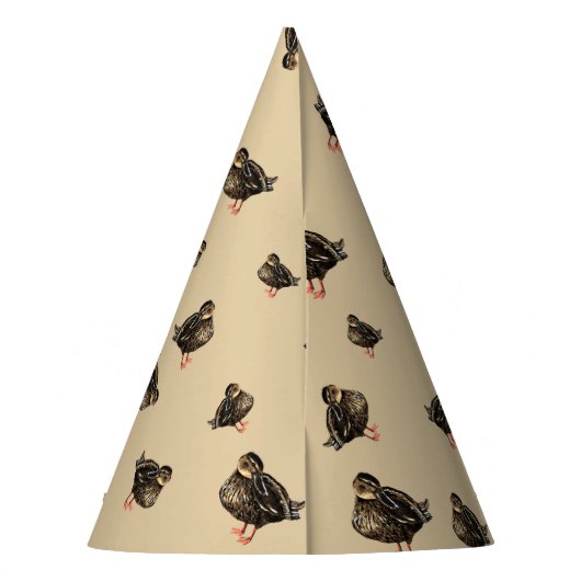 Duck Party-Pet Feesthoedjes (Achterkant)