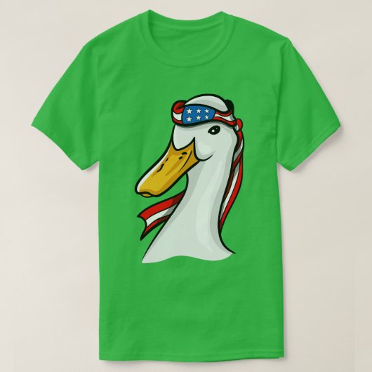 Duck Patriotic USA T-shirt (Design voorkant)