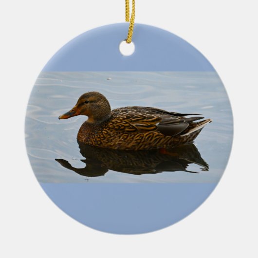Duck Photo Ornament (Voorkant)