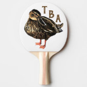 Duck Ping Pong Paddle Tafeltennisbatje (Voorkant)