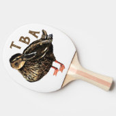 Duck Ping Pong Paddle Tafeltennisbatje (Zijkant)