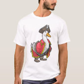 Duck Pirate pet T-shirt (Voorkant)