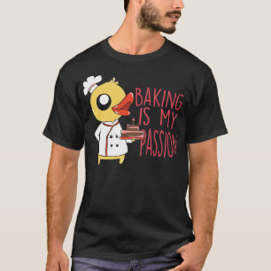 Duck pirate ship donut keuken t-shirt