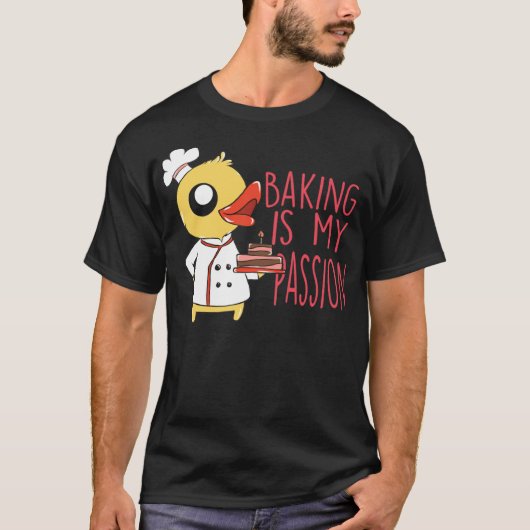 Duck pirate ship donut keuken t-shirt (Voorkant)