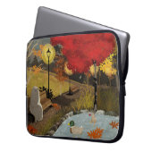 Duck Pond - Autumn Laptop Sleeve (Voorkant Links)