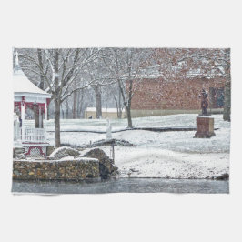 Duck Pond bij Ste. Marie Du Lac Theedoek