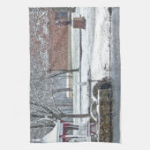 Duck Pond bij Ste. Marie Du Lac Theedoek (Verticaal)