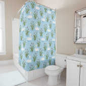 Duck Pond Pattern Shower Curtain Douchegordijn (In situ)