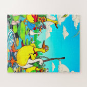 Duck Pond voor kinderen Legpuzzel (Horizontaal)