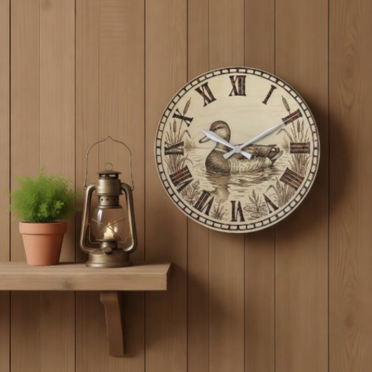 Duck Pond Wall Clock Grote Klok