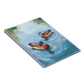 Duck Pond Watercolor Painted Notitieboek (Rechterzijde)