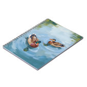 Duck Pond Watercolor Painted Notitieboek (Linkerzijde)