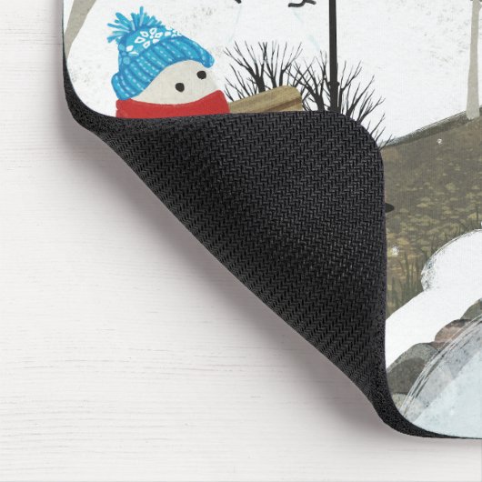 Duck Pond - Winter Muismat (Hoek)