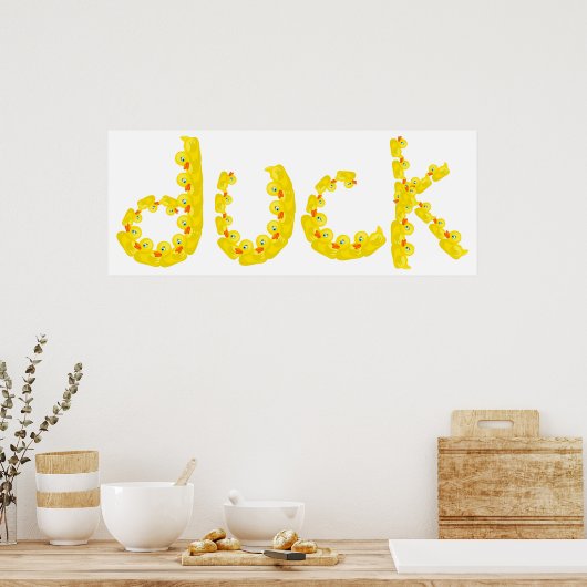 Duck Poster (Keuken)