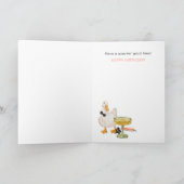Duck Pun Verjaardag Kaart (Binnen)