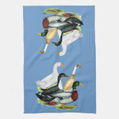 Duck Quartet Theedoek (Verticaal)