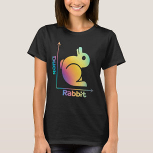Duck Rabbit Optical Illusion Science Nerd Wiskunde T-shirt