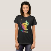 Duck Rabbit Optical Illusion Science Nerd Wiskunde T-shirt (Voorkant volledig)