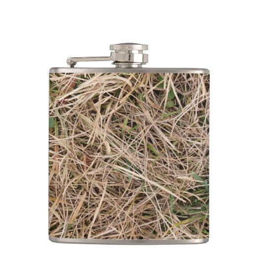 Duck Reeds Camo Hip Flask Heupfles (Voorkant)
