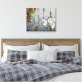 Duck Reflections ll Canvas Afdruk (Insitu (Slaapkamer))