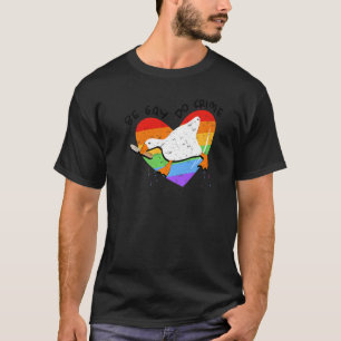 duck regenboog be Gay do Crime Lgbetq Communi T-shirt