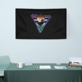 Duck Retro 80s EDM Synthwave Gift T-Shirt Spandoek (Beurs)
