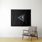 Duck Retro 80s EDM Synthwave Gift T-Shirt Wandkleed (In Situ (horizontaal))