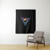 Duck Retro 80s EDM Synthwave Gift T-Shirt Wandkleed (In situ)