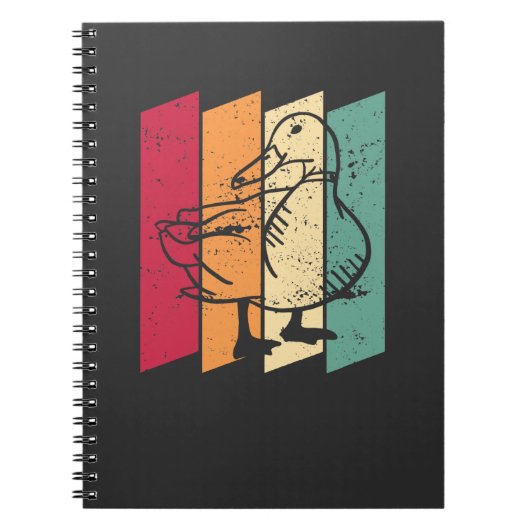 Duck Retro Notitieboek (Voorkant)