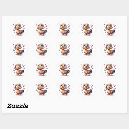 Duck   Reward  Ronde Sticker (Vel)