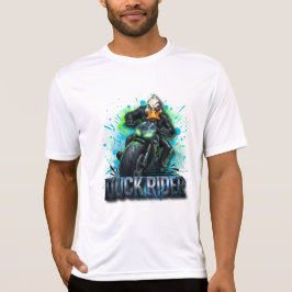 Duck Rider 3D Cyber Duck Motorfiets T-Shirt