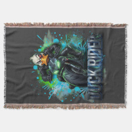 Duck Rider 3D Cyber Duck Motorfiets T-Shirt Deken