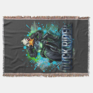 Duck Rider 3D Cyber Duck Motorfiets T-Shirt Deken