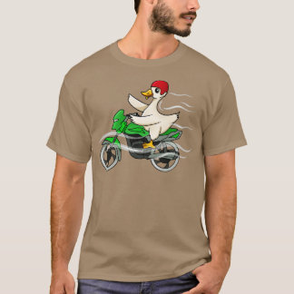 Duck Riding Motorfiets T-shirt