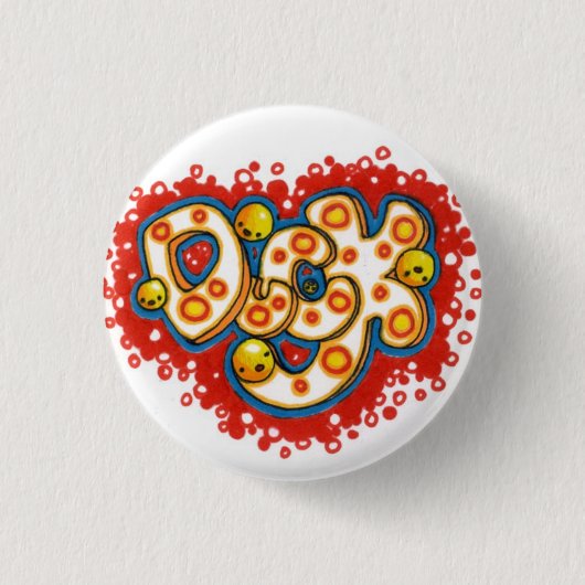 Duck! Ronde Button 3,2 Cm (Voorkant)