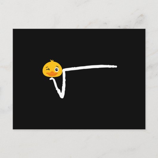 Duck Root T-shirt N-TE Briefkaart (Voorkant)